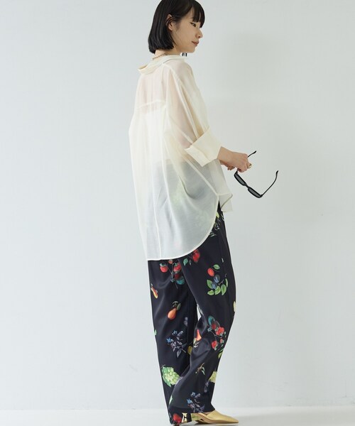 GALLEST（ギャレスト）の「【一部店舗限定】フルーツプリントパンツ（その他パンツ・レディース・アイボリー系・38）」の17枚目の写真