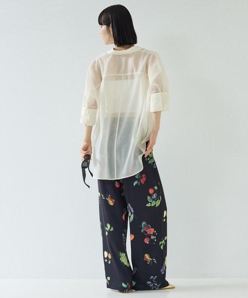 GALLEST（ギャレスト）の「【一部店舗限定】フルーツプリントパンツ（その他パンツ・レディース・アイボリー系・38）」の10枚目の写真