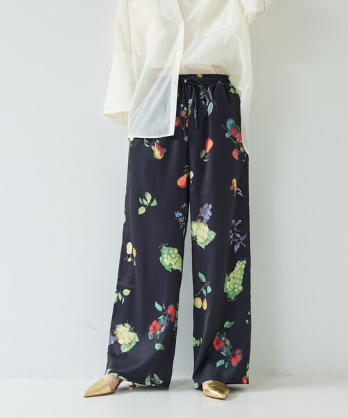 GALLEST（ギャレスト）の「【一部店舗限定】フルーツプリントパンツ（その他パンツ・レディース・アイボリー系・38）」の11枚目の写真