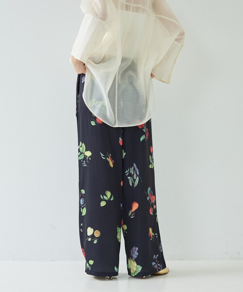 GALLEST（ギャレスト）の「【一部店舗限定】フルーツプリントパンツ（その他パンツ・レディース・アイボリー系・38）」の12枚目の写真