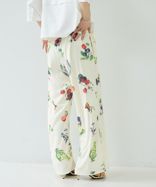 GALLEST（ギャレスト）の「【一部店舗限定】フルーツプリントパンツ（その他パンツ・レディース・アイボリー系・38）」の7枚目の写真