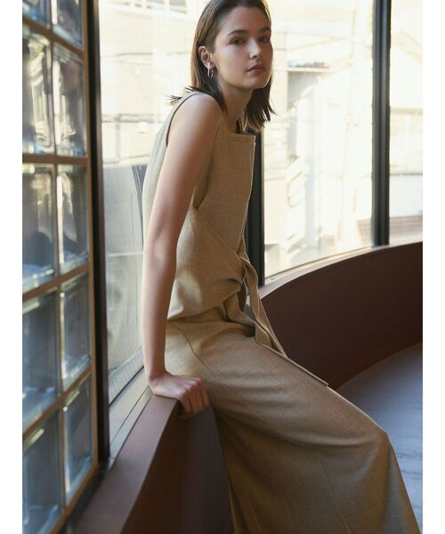 ELENDEEK(エレンディーク)の「WAIST KNOT OP(ワンピース・レディース・イエロー/ブラウン・2/1)」の9枚目の写真