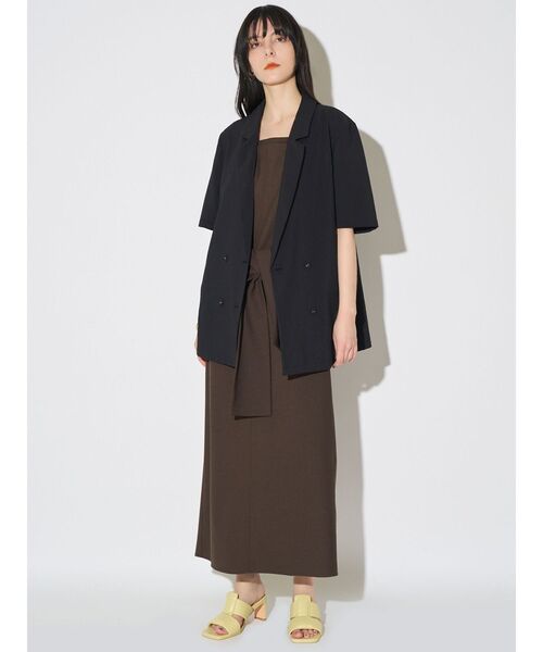 ELENDEEK(エレンディーク)の「WAIST KNOT OP(ワンピース・レディース・イエロー/ブラウン・2/1)」の10枚目の写真