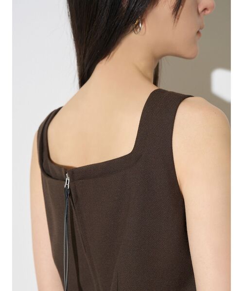 ELENDEEK(エレンディーク)の「WAIST KNOT OP(ワンピース・レディース・イエロー/ブラウン・2/1)」の17枚目の写真