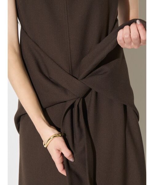 ELENDEEK(エレンディーク)の「WAIST KNOT OP(ワンピース・レディース・イエロー/ブラウン・2/1)」の18枚目の写真