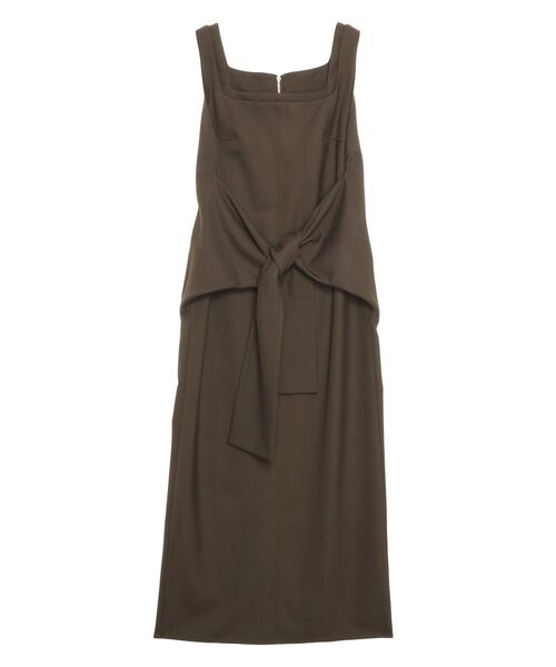 ELENDEEK(エレンディーク)の「WAIST KNOT OP(ワンピース・レディース・イエロー/ブラウン・2/1)」の7枚目の写真