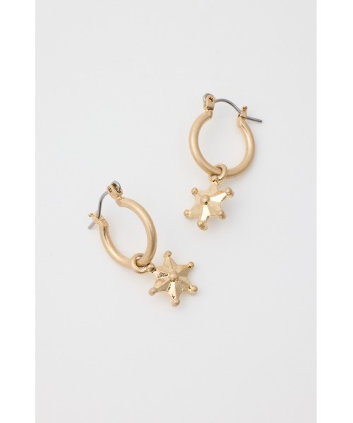 MOUSSY（マウジー）の「STAR GEM ピアス（ピアス（両耳用）・レディース・ゴールド/シルバー・FREE）」の2枚目の写真