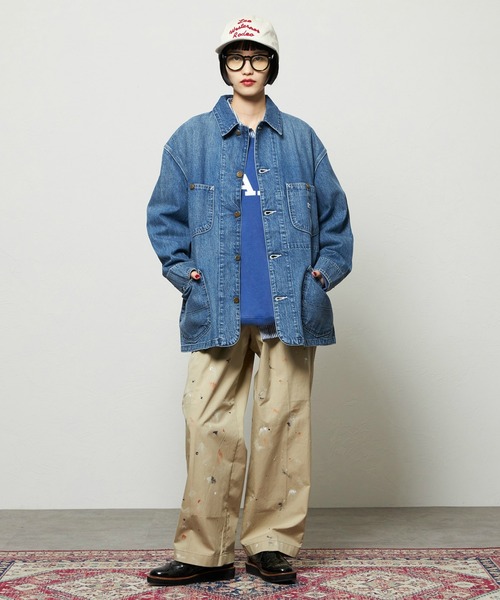 Lee(リー)の「レディース ロコジャケット DUNGAREES【セットアップ対応】(カバーオール・レディース・ブルー/インディゴブルー・SMALL/MEDIUM)」の17枚目の写真
