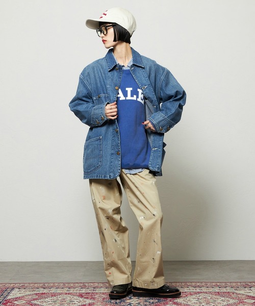 Lee(リー)の「レディース ロコジャケット DUNGAREES【セットアップ対応】(カバーオール・レディース・ブルー/インディゴブルー・SMALL/MEDIUM)」の18枚目の写真