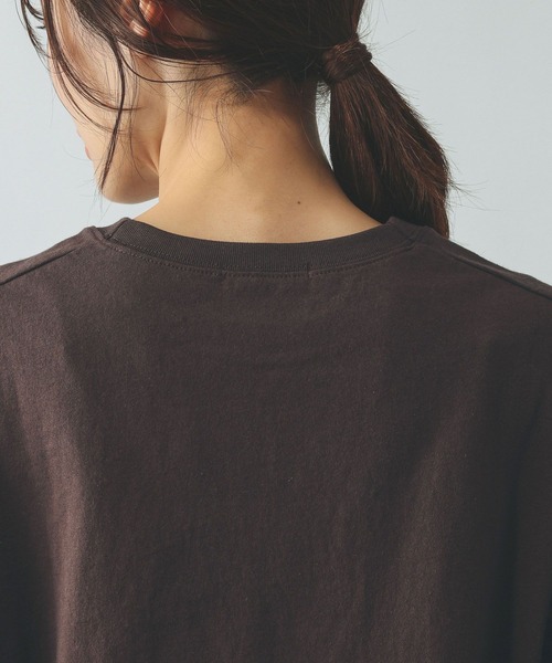 GLOBAL WORK(グローバルワーク)の「ヘビロッTEEフリルプリント半袖/663965(Tシャツ/カットソー・レディース・スミクロ/ホワイト/ブラウン/ライトグレー・LARGE/MEDIUM)」の15枚目の写真