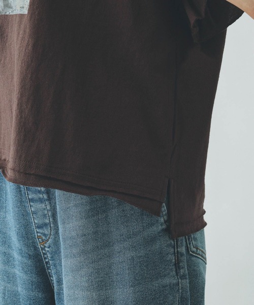 GLOBAL WORK(グローバルワーク)の「ヘビロッTEEフリルプリント半袖/663965(Tシャツ/カットソー・レディース・スミクロ/ホワイト/ブラウン/ライトグレー・LARGE/MEDIUM)」の17枚目の写真