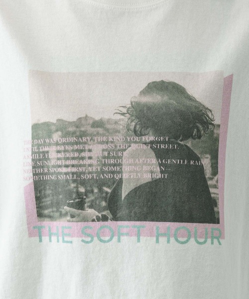 GLOBAL WORK(グローバルワーク)の「ヘビロッTEEフリルプリント半袖/663965(Tシャツ/カットソー・レディース・スミクロ/ホワイト/ブラウン/ライトグレー・LARGE/MEDIUM)」の18枚目の写真
