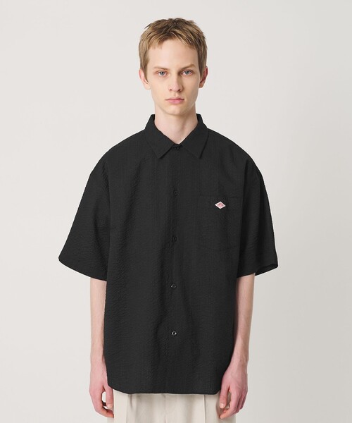 DANTON(ダントン)の「<DANTON>ロゴ シャツ(シャツ/ブラウス・メンズ・オフホワイト/ブラック・42/40)」の7枚目の写真