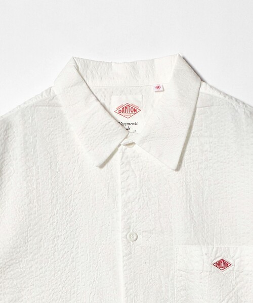 DANTON(ダントン)の「<DANTON>ロゴ シャツ(シャツ/ブラウス・メンズ・オフホワイト/ブラック・42/40)」の20枚目の写真