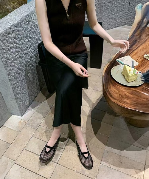by LEGNA(バイレグナ)の「メッシュメリージェーンシューズ(パンプス・レディース・ホワイト系その他/ブラック系その他/ブラック系その他2・24cm/25cm/23cm/22cm/23.5cm/22.5cm/24.5cm)」の10枚目の写真