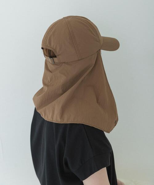 URBAN RESEARCH Sonny Label(アーバンリサーチサニーレーベル)の「UVカットサンシェードハット(キャップ・レディース・ライトブラウン/ブラック/ベージュ・ONE)」の10枚目の写真