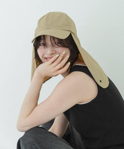 URBAN RESEARCH Sonny Label(アーバンリサーチサニーレーベル)の「UVカットサンシェードハット(キャップ・レディース・ライトブラウン/ブラック/ベージュ・ONE)」の13枚目の写真