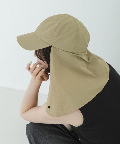 URBAN RESEARCH Sonny Label(アーバンリサーチサニーレーベル)の「UVカットサンシェードハット(キャップ・レディース・ライトブラウン/ブラック/ベージュ・ONE)」の15枚目の写真