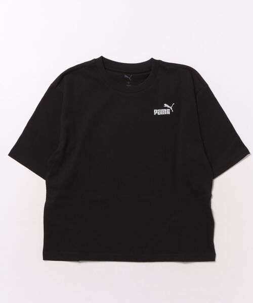 PUMA（プーマ）の「PUMA/プーマ キッズ 半袖 Tシャツ バックプリント レオパード柄 639318（Tシャツ/カットソー・キッズ・ブラック/ホワイト・130cm/140cm/150cm/160cm）」の13枚目の写真