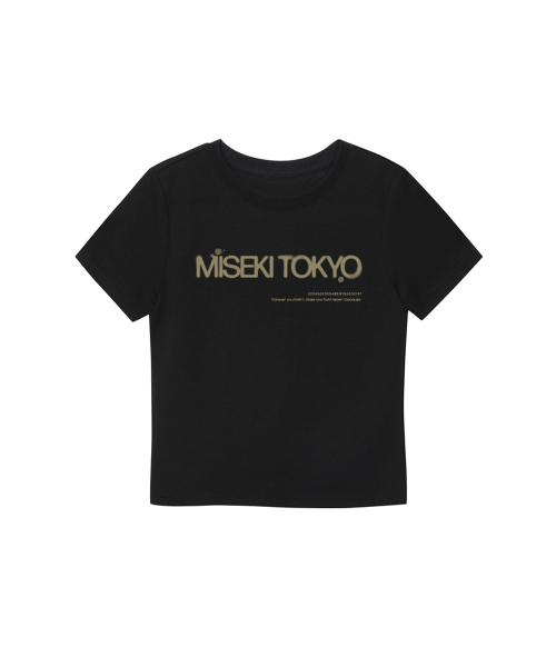 Miseki SEOUL(ミセキソウル)の「Misekitokyo logo short sleeve BLACK (Exclusive)(Tシャツ/カットソー・レディース・その他・1/2)」の1枚目の写真