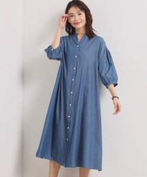 ITS'DEMO（イッツデモ）の「【洗濯機OK】シアーデニムワンピース（ワンピース）」