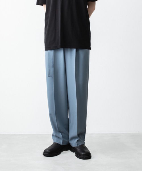 ATTACHMENT(アタッチメント)の「【 LIMITED 】PE ライトトロピカル イージートラウザーズ / PE LIGHT TROPICAL EASY TROUSERS(スラックス・メンズ・ライトブルー/ブラック/グレー・1/3/2/4)」の19枚目の写真