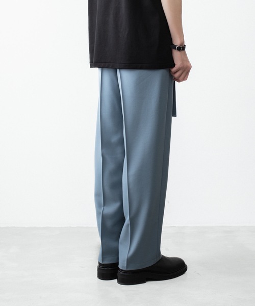 ATTACHMENT(アタッチメント)の「【 LIMITED 】PE ライトトロピカル イージートラウザーズ / PE LIGHT TROPICAL EASY TROUSERS(スラックス・メンズ・ライトブルー/ブラック/グレー・1/3/2/4)」の22枚目の写真