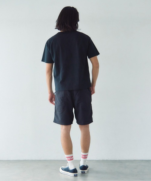 Schott(ショット)の「Schott-短丈 GLITTER EAGLE COMPACT T-SHIRT(Tシャツ/カットソー・メンズ・ブラック/ホワイト・M/XL/L)」の12枚目の写真