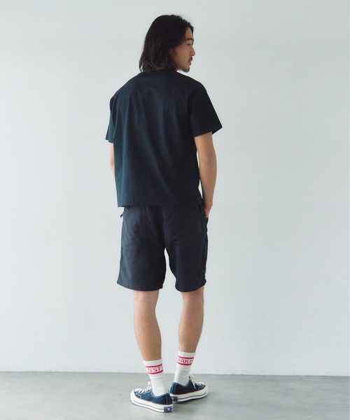 Schott(ショット)の「Schott-短丈 GLITTER EAGLE COMPACT T-SHIRT(Tシャツ/カットソー・メンズ・ブラック/ホワイト・M/XL/L)」の13枚目の写真