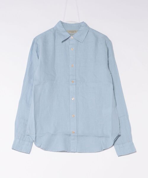 ALLSAINTS(オールセインツ)の「LOOM LONG SLEEVE LINEN SHIRT | LOOM 長袖 リネン シャツ(シャツ/ブラウス・メンズ・ブルー系その他・L/M/S/XS)」の9枚目の写真