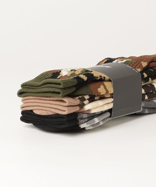 AVIREX（アヴィレックス）の「AVIREX / AXCcamouflage 3P Socks / 81642300（ソックス/靴下・メンズ・その他・FREE）」の2枚目の写真