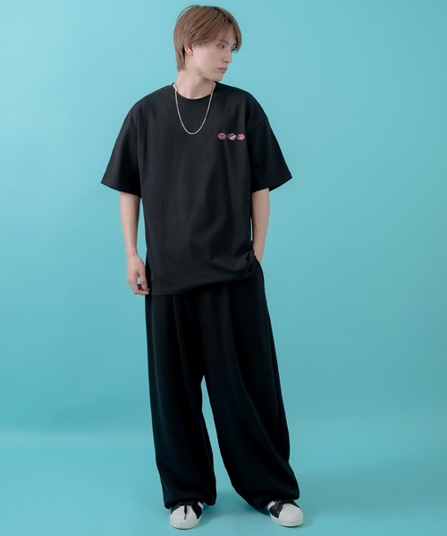 SIDEWAY STANCE(サイドウェイスタンス)の「【SIDEWAY STANCE】リップス半袖Tシャツ 70440(Tシャツ/カットソー・メンズ・ブラック/ホワイト/パープル・MEDIUM/SMALL/X-LARGE/LARGE)」の11枚目の写真