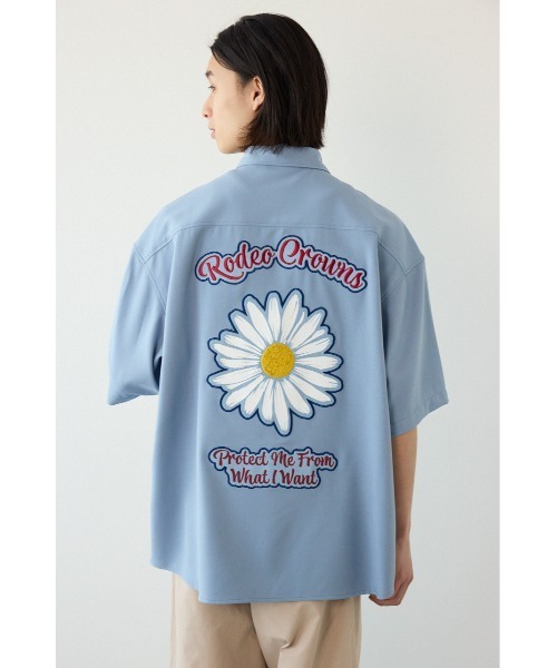 RODEO CROWNS WIDE BOWL(ロデオクラウンズワイドボウル)の「COOL MAX パナマデイジーシャツ(シャツ/ブラウス・メンズ・ブルー/チャコールグレー/ホワイト・MEDIUM/LARGE)」の17枚目の写真