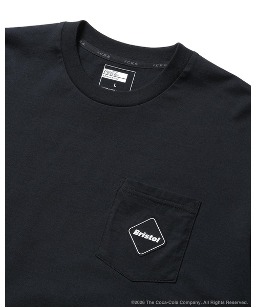 F.C.Real Bristol(エフシーレアルブリストル)の「Coca-Cola GLOBE LOGO EMBLEM POCKET TEE(Tシャツ/カットソー・メンズ・ネイビー/ブラック/オレンジ/ホワイト・MEDIUM/SMALL/XX-LARGE/X-LARGE/LARGE)」の12枚目の写真