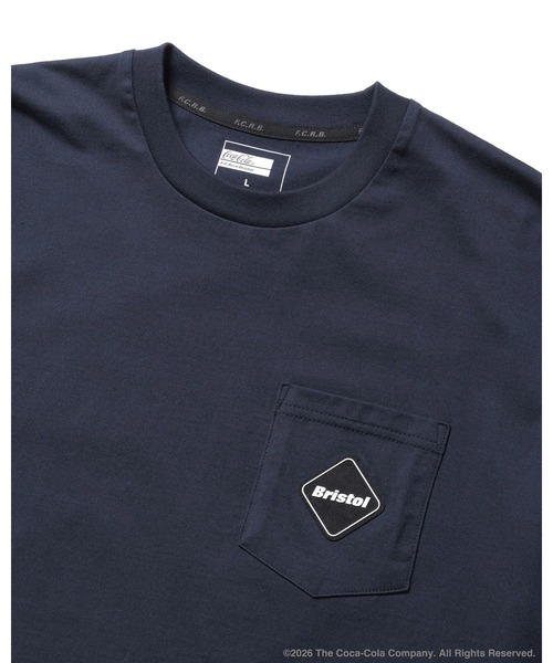 F.C.Real Bristol(エフシーレアルブリストル)の「Coca-Cola GLOBE LOGO EMBLEM POCKET TEE(Tシャツ/カットソー・メンズ・ネイビー/ブラック/オレンジ/ホワイト・MEDIUM/SMALL/XX-LARGE/X-LARGE/LARGE)」の20枚目の写真