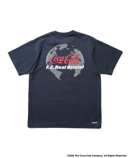 F.C.Real Bristol(エフシーレアルブリストル)の「Coca-Cola GLOBE LOGO EMBLEM POCKET TEE(Tシャツ/カットソー・メンズ・ネイビー/ブラック/オレンジ/ホワイト・MEDIUM/SMALL/XX-LARGE/X-LARGE/LARGE)」の18枚目の写真