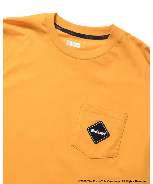 F.C.Real Bristol(エフシーレアルブリストル)の「Coca-Cola GLOBE LOGO EMBLEM POCKET TEE(Tシャツ/カットソー・メンズ・ネイビー/ブラック/オレンジ/ホワイト・MEDIUM/SMALL/XX-LARGE/X-LARGE/LARGE)」の8枚目の写真