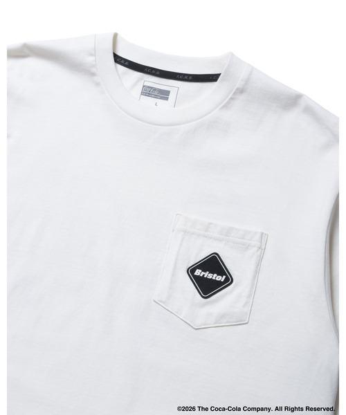 F.C.Real Bristol(エフシーレアルブリストル)の「Coca-Cola GLOBE LOGO EMBLEM POCKET TEE(Tシャツ/カットソー・メンズ・ネイビー/ブラック/オレンジ/ホワイト・MEDIUM/SMALL/XX-LARGE/X-LARGE/LARGE)」の16枚目の写真