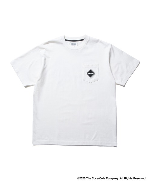 F.C.Real Bristol(エフシーレアルブリストル)の「Coca-Cola GLOBE LOGO EMBLEM POCKET TEE(Tシャツ/カットソー・メンズ・ネイビー/ブラック/オレンジ/ホワイト・MEDIUM/SMALL/XX-LARGE/X-LARGE/LARGE)」の14枚目の写真
