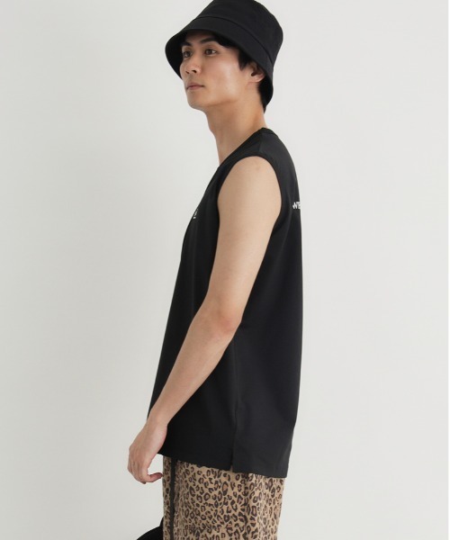 CAMP7(キャンプセブン)の「OneOceanノースリーブ(タンクトップ・メンズ・ブラック/ホワイト・S/M/L/XL)」の4枚目の写真