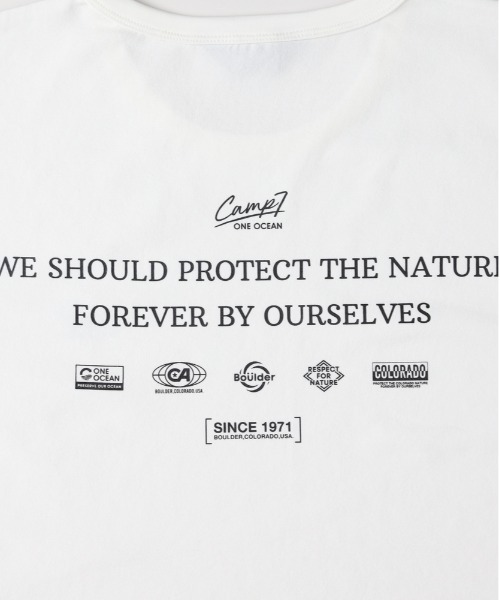 CAMP7(キャンプセブン)の「OneOceanノースリーブ(タンクトップ・メンズ・ブラック/ホワイト・S/M/L/XL)」の8枚目の写真