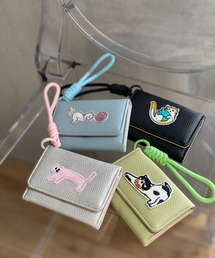 Alt due（オルトデュー）の「【Alt due/オルト デュー】ストラップ付ネコミニ財布（財布）」