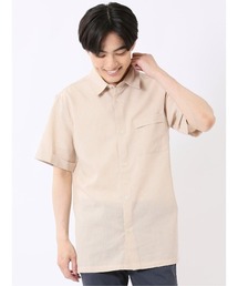 m.f.editorial | 【軽量 フレンチリネン混】m.f.エディトリアル メンズ レギュラーカラー 半袖 シャツ(シャツ/ブラウス)