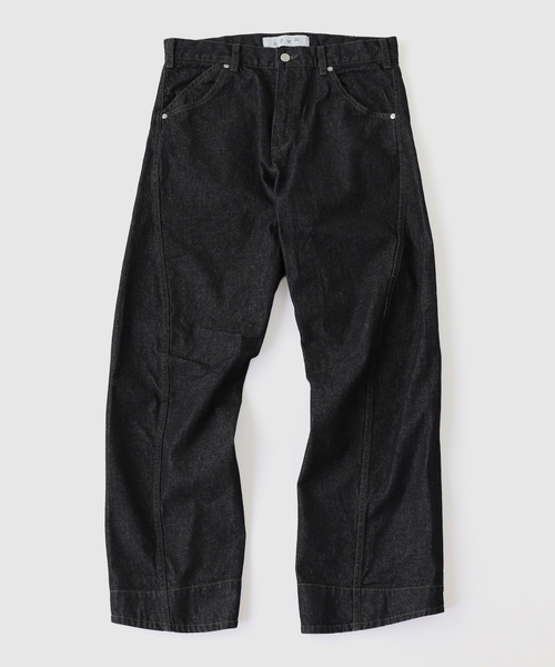 bal(バル)の「BAL / バル ARTICULATED LOOSE STRAIGHT LEG 5P JE(デニムパンツ・メンズ・ブラック/カーキ・1/2)」の1枚目の写真