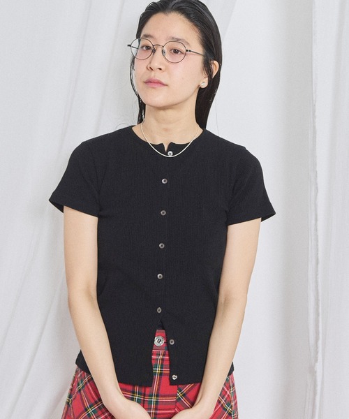 fig Ｌondon（フィグロンドン）の「Hi-twist tereko pullover（Tシャツ/カットソー・レディース・サックスブルー/ブラック/ボルドー・FREE）」の14枚目の写真
