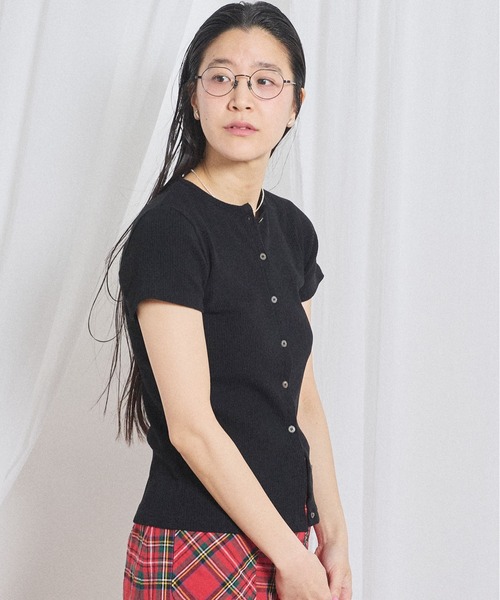 fig Ｌondon（フィグロンドン）の「Hi-twist tereko pullover（Tシャツ/カットソー・レディース・サックスブルー/ブラック/ボルドー・FREE）」の15枚目の写真