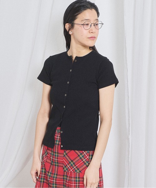 fig Ｌondon（フィグロンドン）の「Hi-twist tereko pullover（Tシャツ/カットソー・レディース・サックスブルー/ブラック/ボルドー・FREE）」の17枚目の写真
