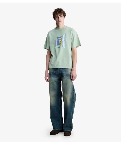 A.P.C.(アーペーセー)の「T-SHIRT A.P.C. X BRAINDEAD 2(Tシャツ/カットソー・メンズ・グリーン系その他・S/L/M)」の2枚目の写真