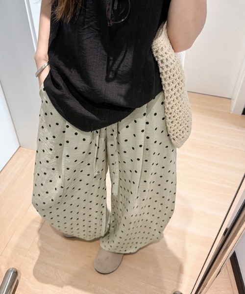 REBALANCE（リバランス）の「ドットワイドパンツ（デニムパンツ・レディース・A/B/C・MEDIUM/LARGE/X-LARGE）」の15枚目の写真