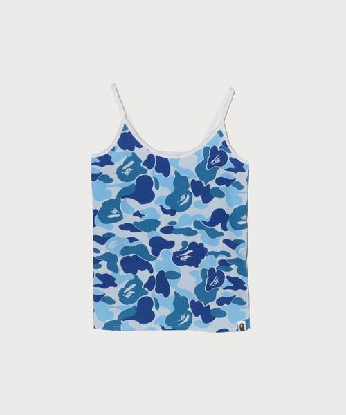 A BATHING APE(アベイシングエイプ)の「ABC CAMO CAMISOLE(キャミソール・レディース・ブルー/グリーン/ピンク・X-SMALL/SMALL/MEDIUM)」の2枚目の写真